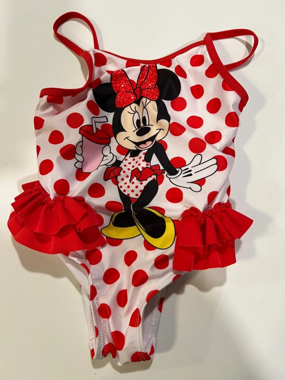 3T Minnie Mouse Pink & Red Swim Set - bundle of 2